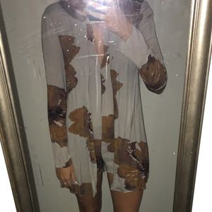 Honey Punch Floral Dress/Romper